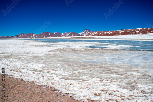 Salar de Aguas Calientes in the Atacama Desert, Chile