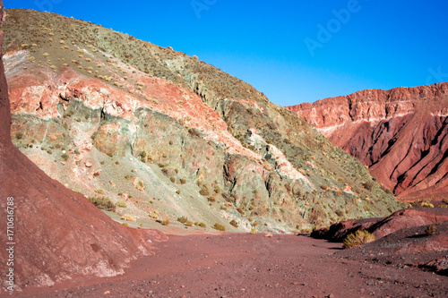 Rainbow Valley Colors in San Pedro de Atacama