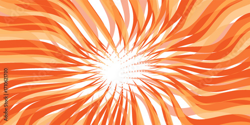 Orange radial background. Vector illustration eps 10