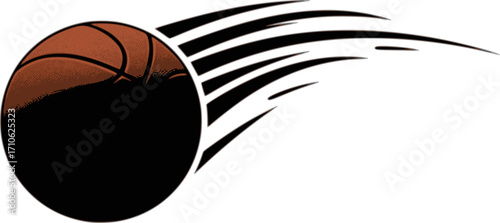 basketball bounce vector silhouette illustration of a bouncing basketball isolated on white background 