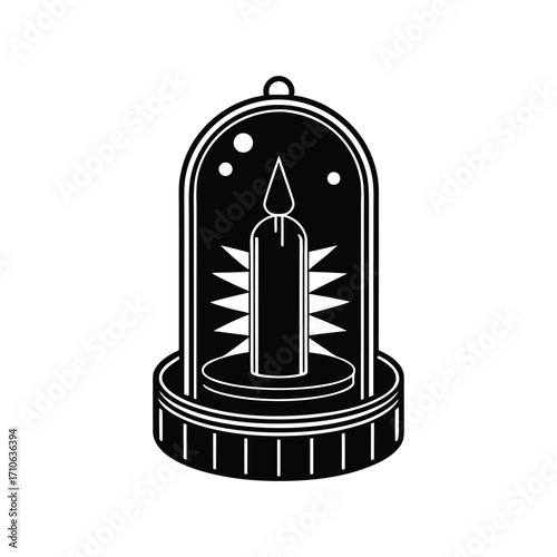 Cryosleep stasis chamber futuristic sci fi machine vector art illustration