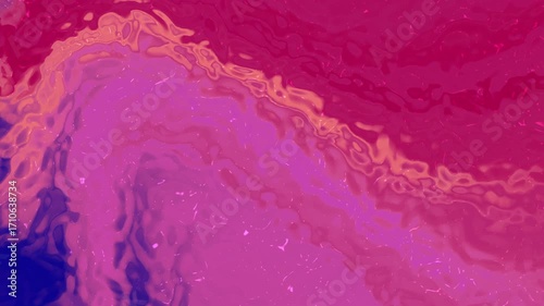 Flowing pink purple blue and gold shades of glossy liquid suitable for backgrounds, wallpapers, designs, and artistic projects.