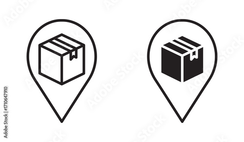 package location pin icon , vector illustration . 