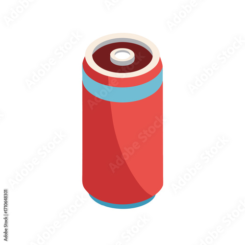 soda can isolated on white