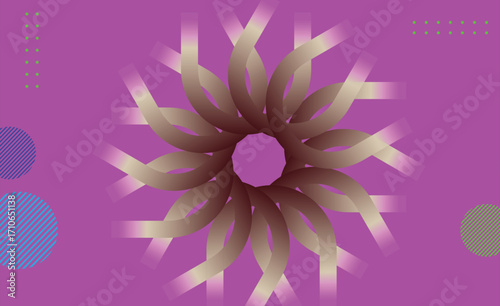 Modern circle line abstract colorful design for  cover design, website, banner, flyer,