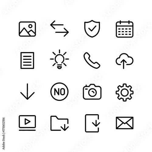 User interface icon set 2