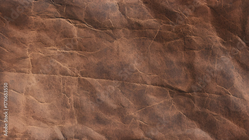 Old Dark Brown Vintage Paper Texture Closeup. 