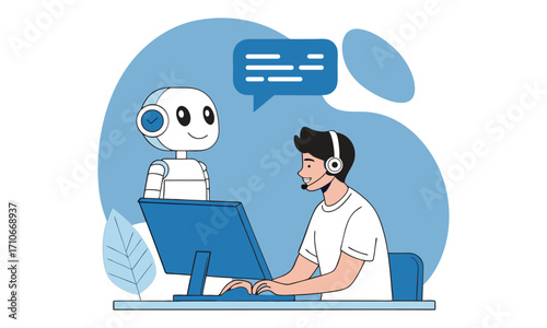 Enhancing Customer Experience with AI Chatbots A Visual Guide to Modern Customer Service.