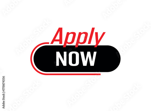 apply now text information sign	