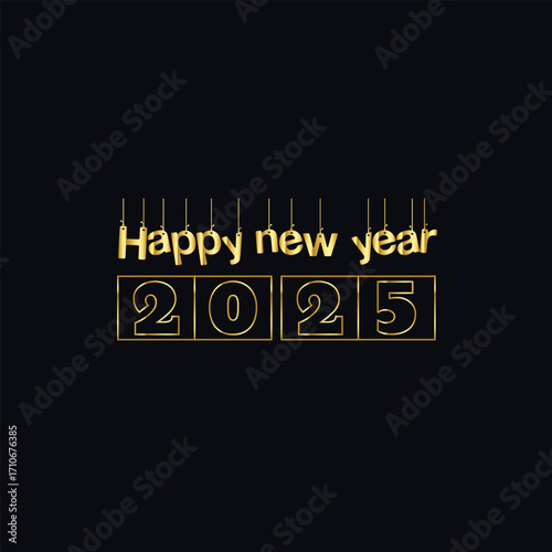 Happy new year 2025 background banner. Happy new year 2025 design.
colorful truncated number illustrations. Premium vector design 2025. New Year greetings and celebrations.