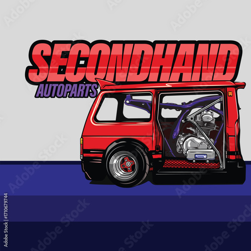 VAN CAR BROKEN AND MOTORCYCLE ,SECOND HAND AUTO PART