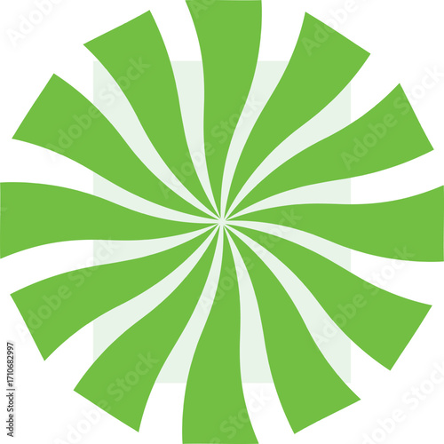 Abstract geometric pattern with Green color palette and subtle grayscale elements