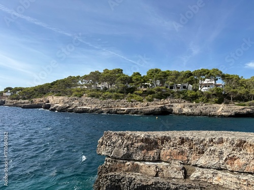 view of the coast of the mediterranean sea