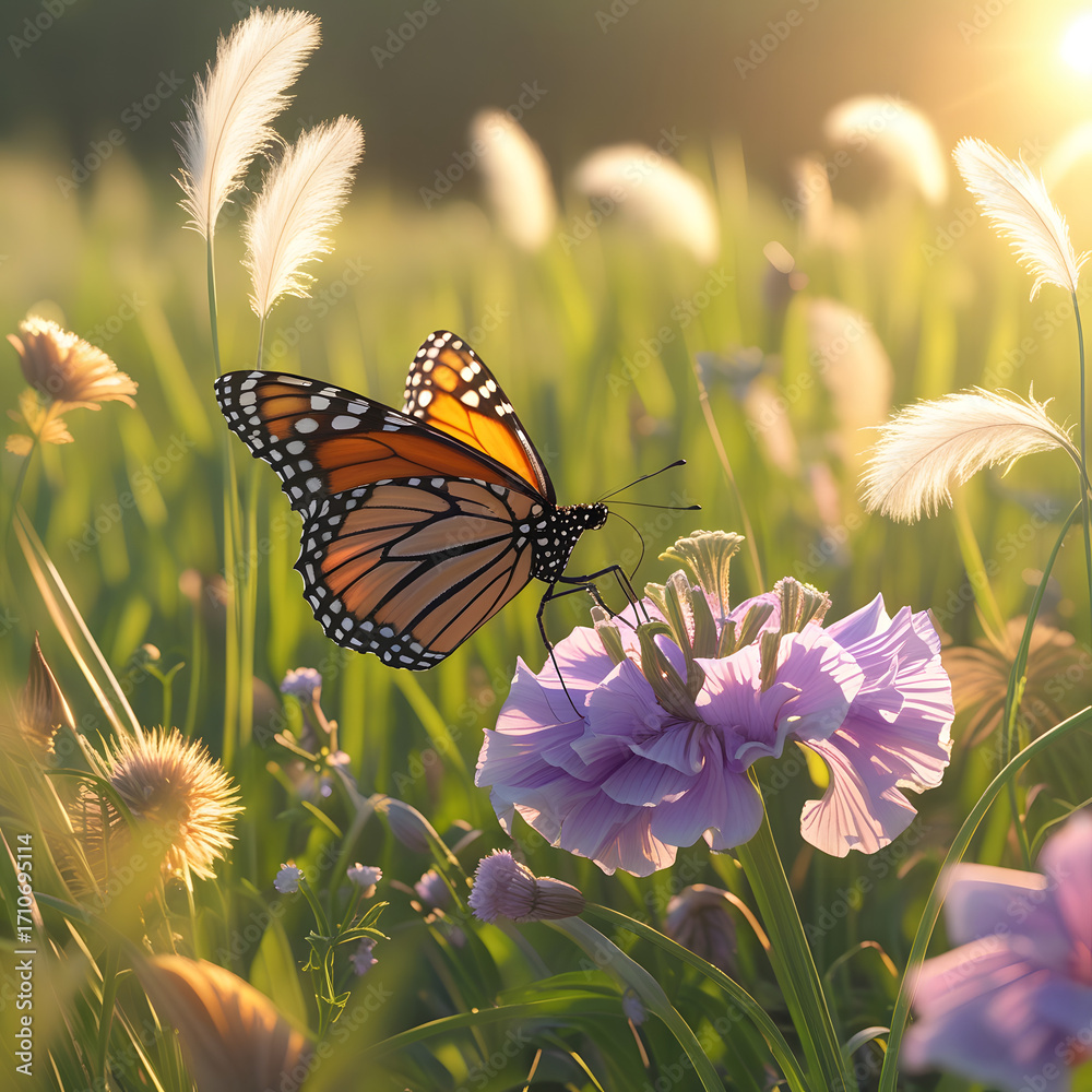 Naklejka premium Discover the Most Beautiful Butterflies in Nature.