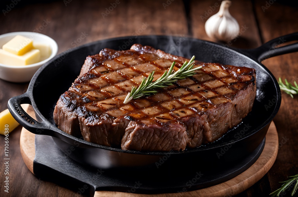Fototapeta premium roasted beef steak 