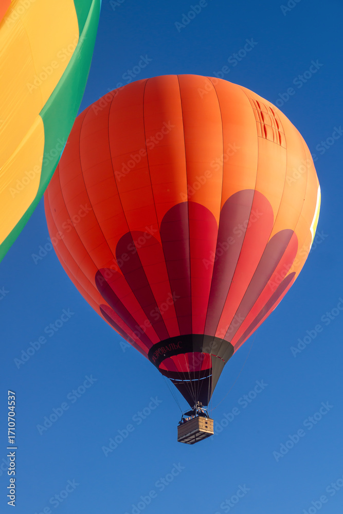 Naklejka premium SAINT PETERSBURG, RUSSIA — AUGUST 24, 2025. Hot Air Balloon Festival.