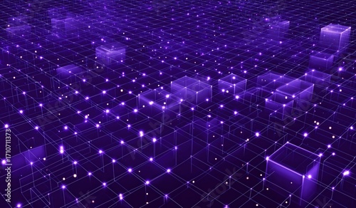 Wallpaper Mural fiber optics background with lots of light spots Torontodigital.ca