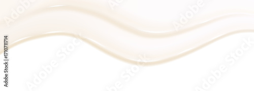 Liquid  vector dripping ice cream texture.Glossy sugary flow drip.