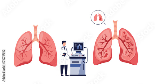 Understanding lung health and respiratory disease diagnosis with medical imaging.