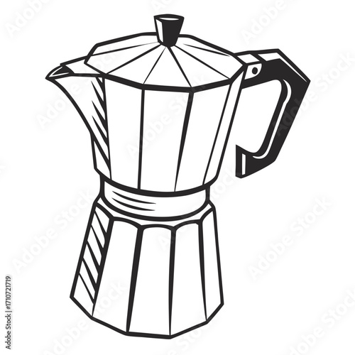 coffee maker on a white background