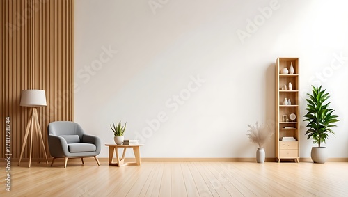 modern living room with white furniture