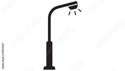 Print"Straight Bulb Tube Light | Linear Lamp Camms Vector | Electricity Lighting Clipart"