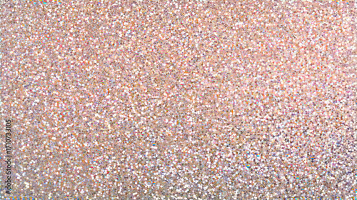 Shimmering abstract glitter background with golden sparkling texture and holographic neon sparkle effect for luxury design and festive decoration