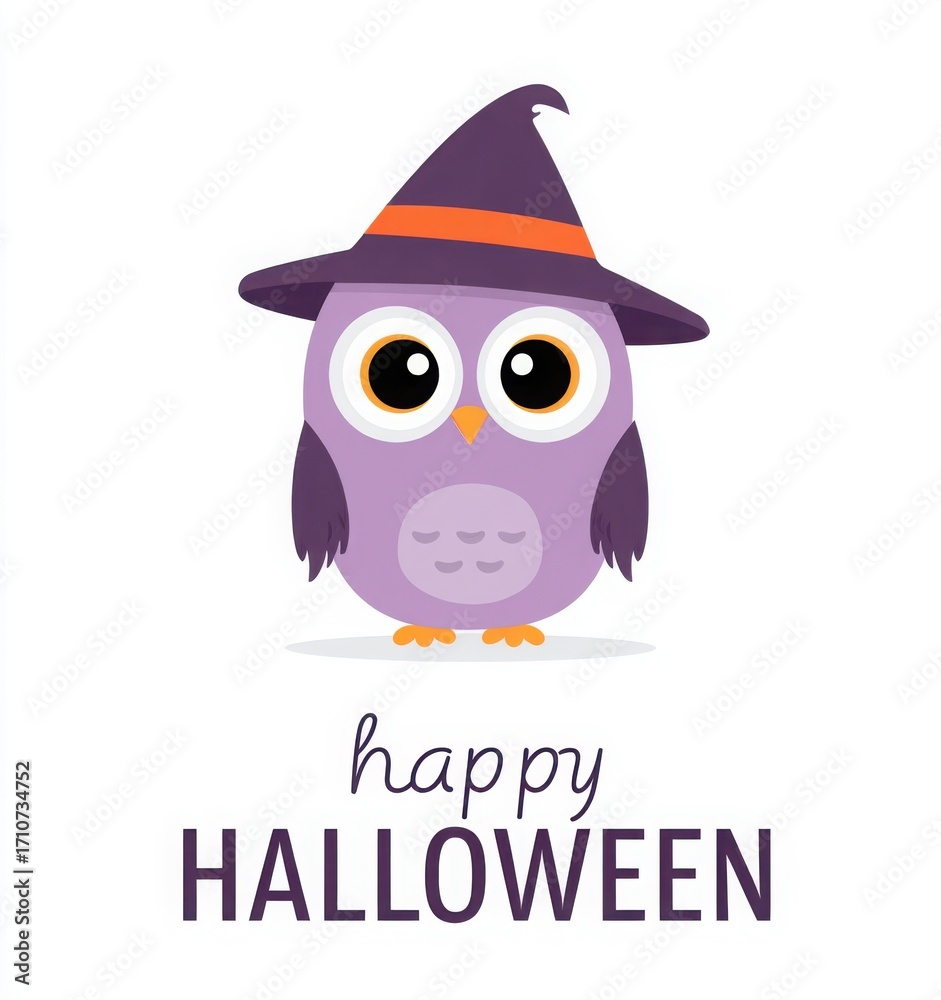 Fototapeta premium cute halloween owl