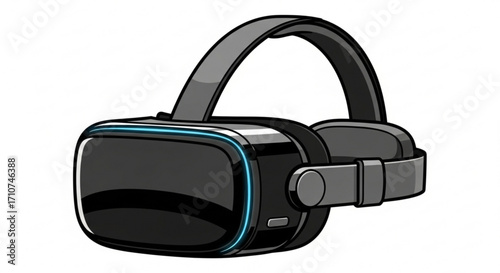 Virtual reality headset vr glasses for gaming metaverse and immersive digital experience technology device