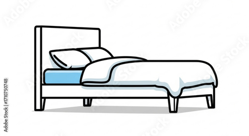 Find comfortable bedroom furniture bed with pillows and blanket for sleep and relaxation home decor ideas
