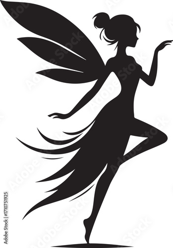 Fairy Silhouette Vector