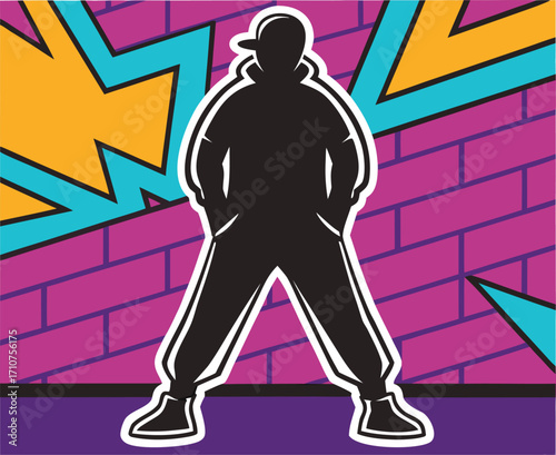 Dancer Silhouette Design for Performance Art. Elegant Dancer Silhouette Artwork. Modern Dancer Silhouette Illustration. Ballet Dancer Silhouette Design Idea. Dance Movement Silhouette Graphic