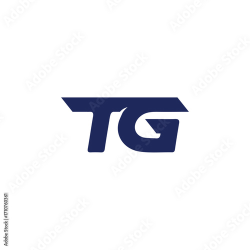Logo TG Simple Design Modern