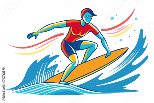 silhouette of a surfer