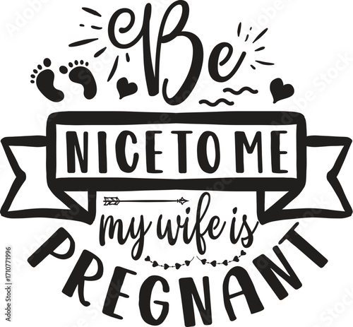 Pregnant Wife Announcement