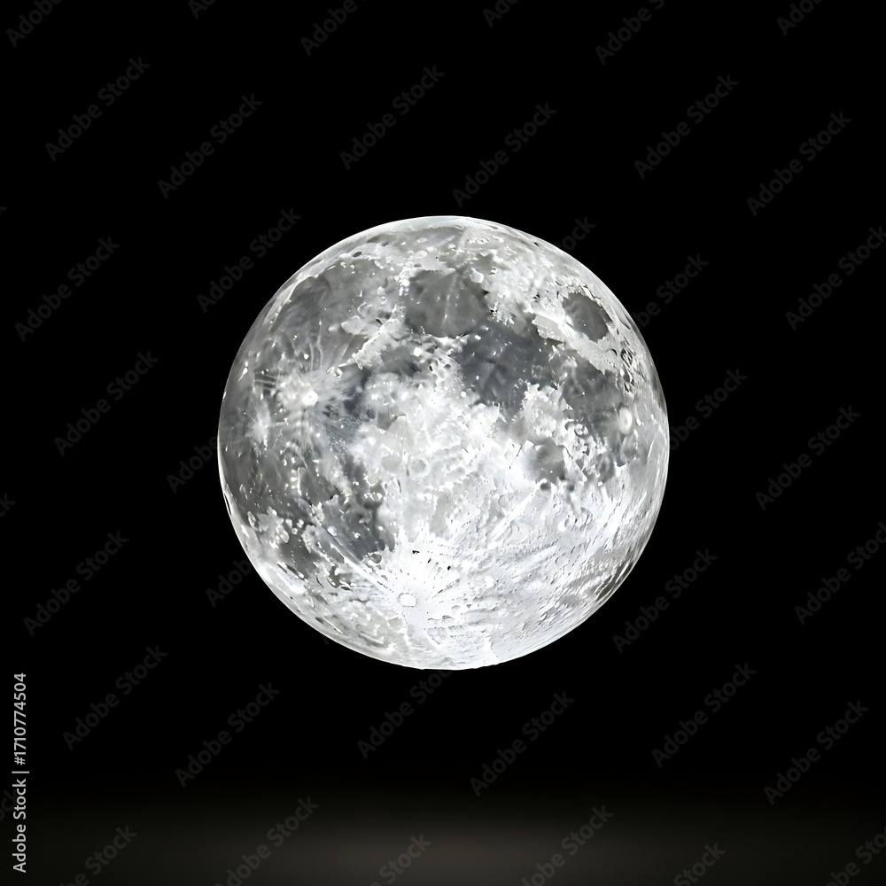 Obraz premium Full moon in the night sky