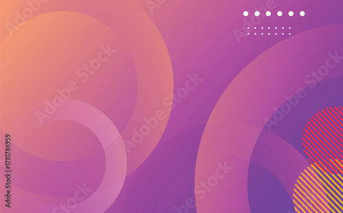 Modern circle line abstract gradient design for  cover design, website, banner, flyer,