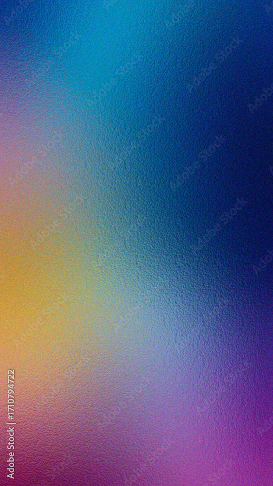 Fototapeta premium Abstract mosaic background with a vibrant gradient of blue yellow and purple colors