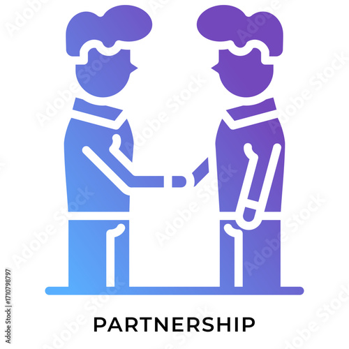 Gradient Partnership Collaboration Icon