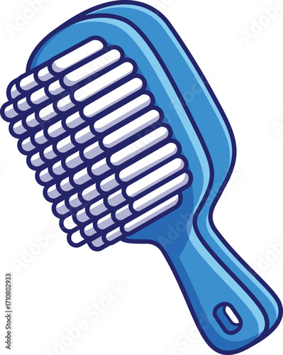 Colorful Hair Styling Tools Set: Combs, Mirrors, Dryer, Straightener, and Accessories for Salon or Home