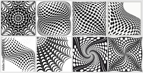 Abstract Optical Illusion Patterns Collection