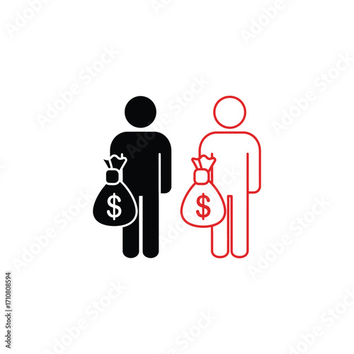 Financial Inequality A Visual Representation of Wealth Disparity