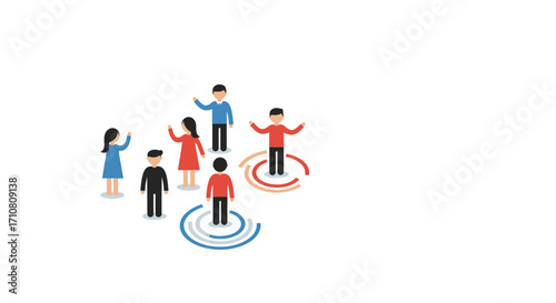 Elevated Digital Solutions: Modern Flat Vector for Corporate Innovation & Seamless Connectivity