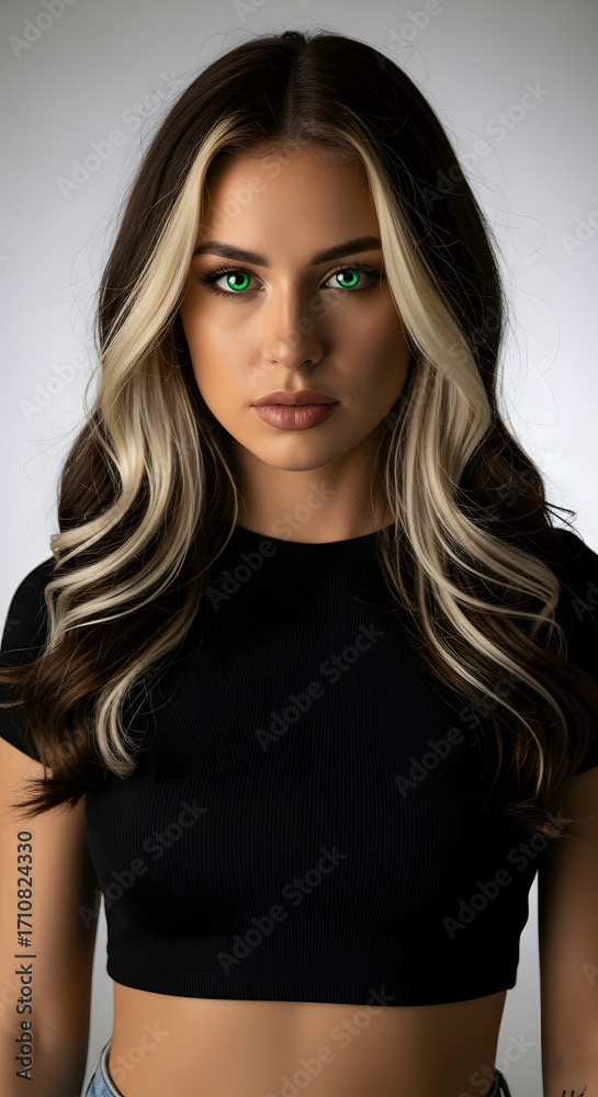 Fototapeta premium Young Beautiful girl