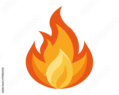 Fireball icon,Fire flame icon vector on white background