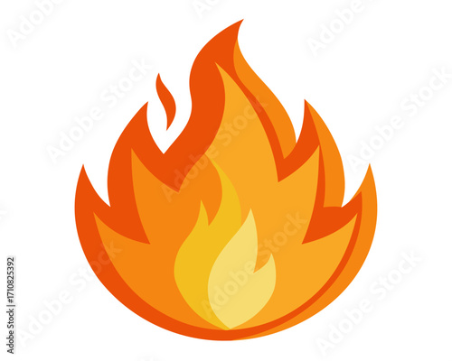 Fireball icon,Fire flame icon vector on white background