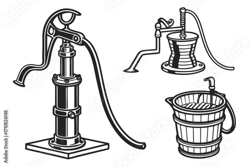 set of kitchen utensils