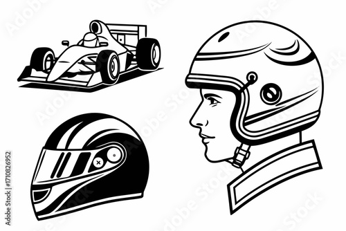 vector illustration of a motorcycle