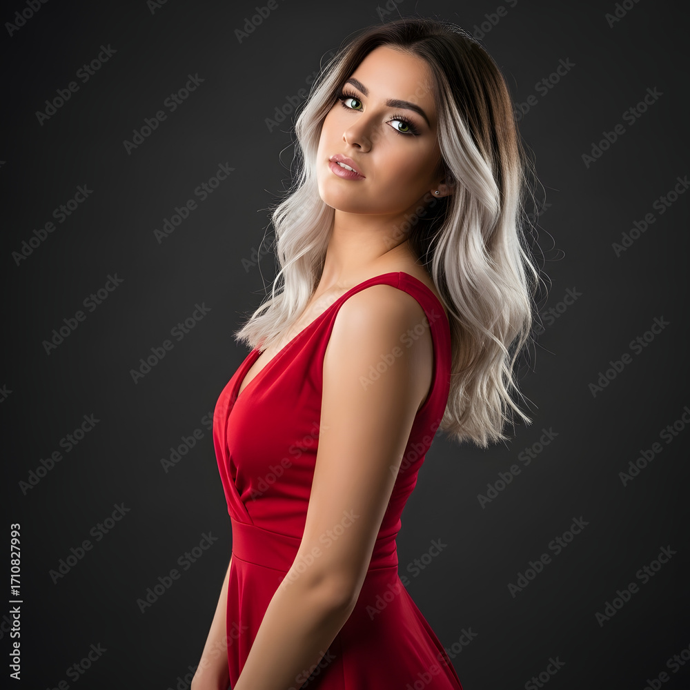 Fototapeta premium Young Beautiful girl