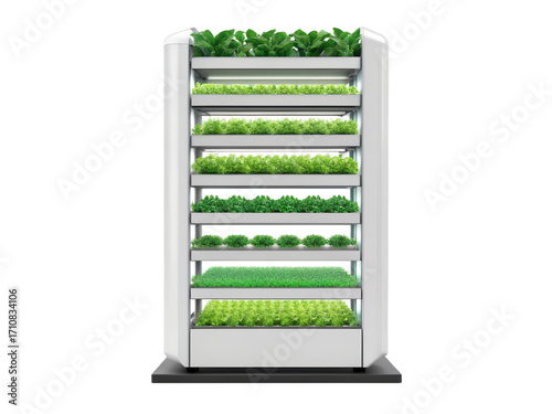Vertical farm isolated on transparent background image